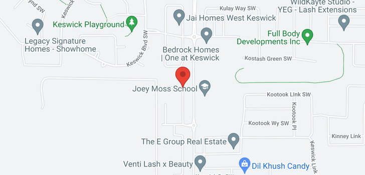 map of 6610 KNOX PL SW